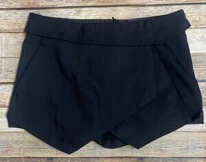 Zara Basics Womens Size XS Black Mini Skort